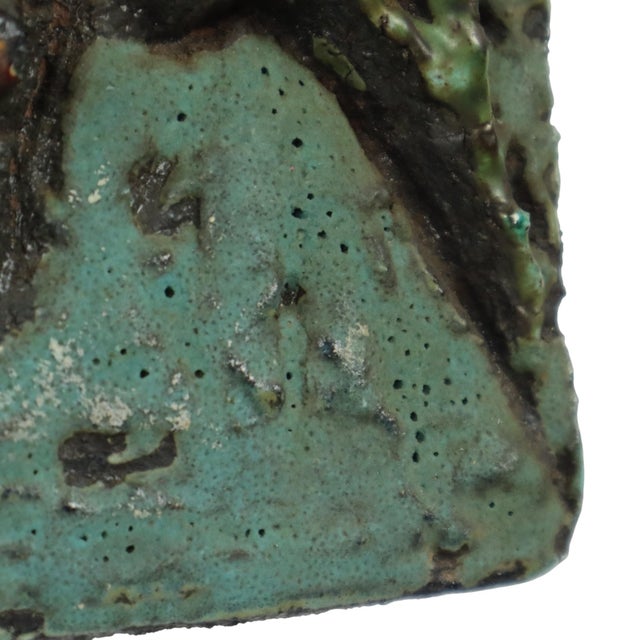 Terracotta Wall Sculpture in the style of Ruscha, West Germany, 1960s For Sale - Image 9 of 15