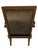 Army Green Vintage Velvet Upholstered Gorgeous Armchair With a Painted Dancer on the Back. For Sale - Image 8 of 9