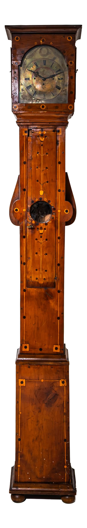 Inlaid Grandfather Clock, 18th Century