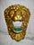 This stunning and large Lion head in brass was at once an ornement of a pool table on one of the four corners ,.The ball...