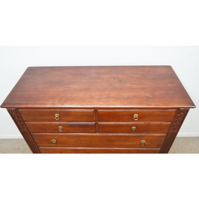 Ethan Allen Chest of Drawers and Mirror Set For Sale - Image 11 of 18