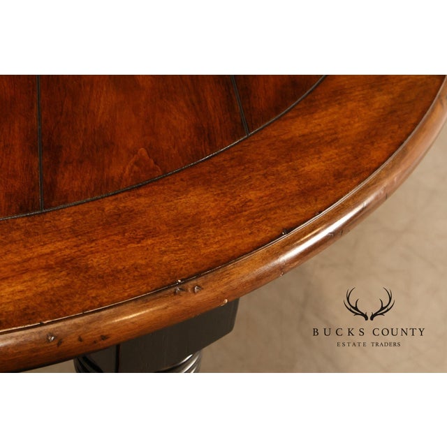 Oskar Huber Farmhouse Style Oval Extension Dining Table With 2 Leaves For Sale - Image 15 of 16