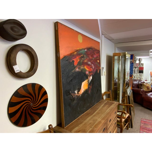 One of a kind, Painting by Roger Barnes (1932-2025). A life long artist, active in NYC and Ct. Barnes works span many of...