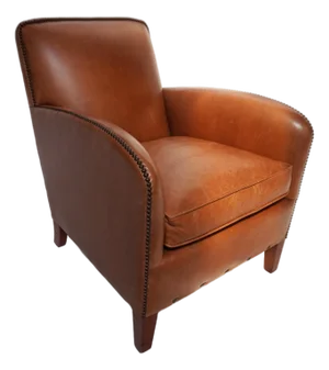 1990s Leather Poete Armchair by McNamara & Hirschman
