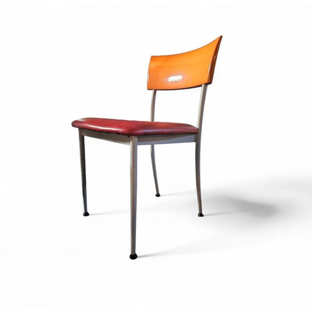 Red Vintage Lande Chairs, 1980s For Sale - Image 8 of 16