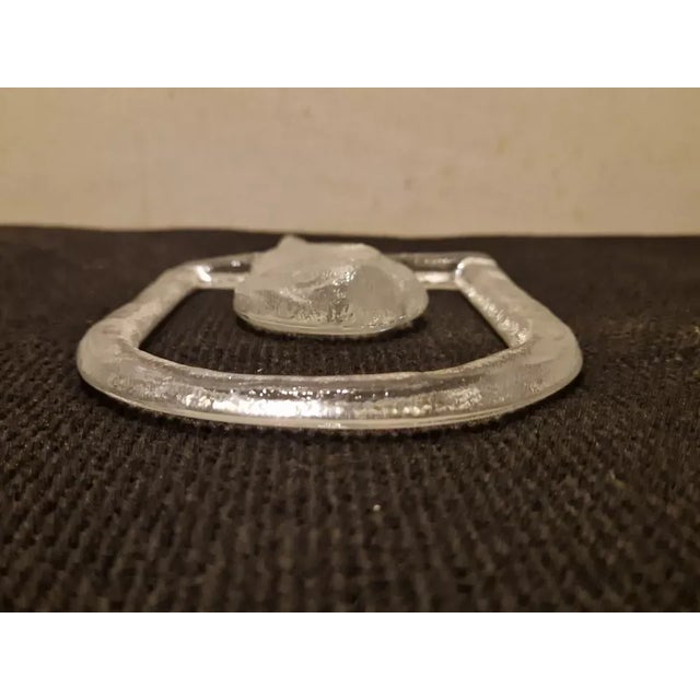 Mid Century Modern Grand Crystal Parrot on His Perch - Hanging Home Decor/ Sculpture For Sale - Image 9 of 12