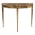 Ingrid Traditional Burl Console Table, Light Brown For Sale