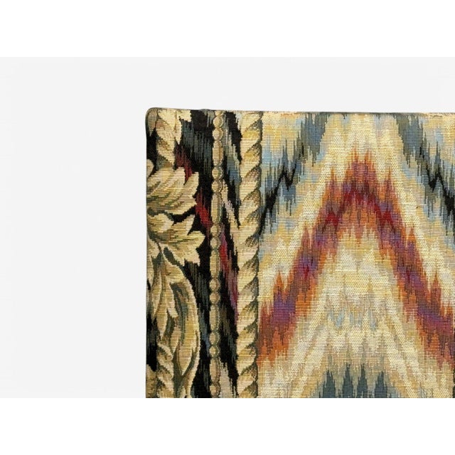 t.h. Robsjohn-Gibbings, Walnut, Scalamandre Fabric, Dining Chairs, Usa, 1950s For Sale - Image 10 of 12