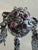 Victorian Vintage 1940s Art Nouveau Revival Tassel Brooch With Amethyst Glass Stones For Sale - Image 3 of 5