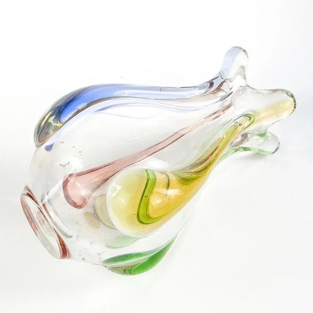 Glass Vase by Hanna Machanovska for Mstisov Glassworks, Czechoslovakia, 1960s For Sale - Image 7 of 10