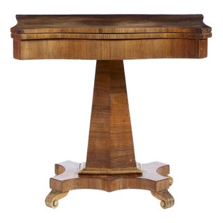 Game Table in Oleic Wood, 19th Century For Sale