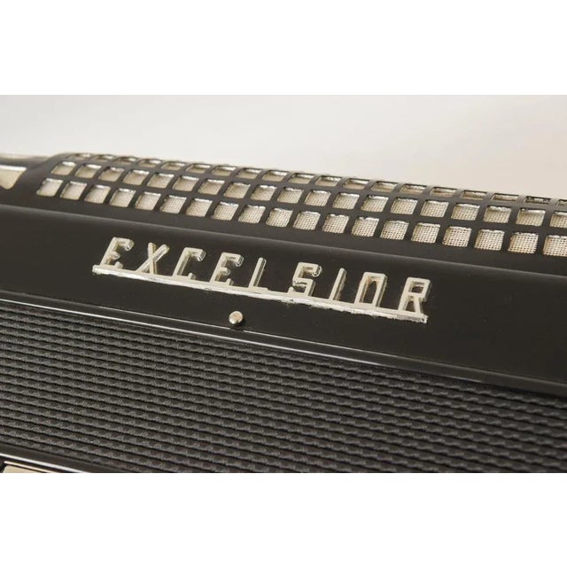 Vintage Black Mod. 304 Excelsior Accordion For Sale - Image 5 of 18