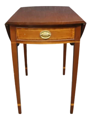 Norris Hepplewhite Style Mahogany Inlaid Pembroke Table