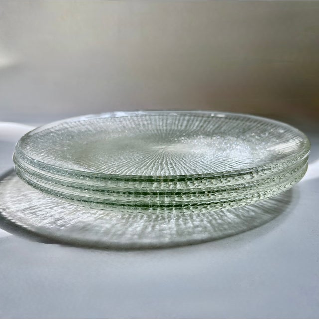 Vintage Jeanette Glass Co. Tree Bark Finlandia Glass Tableware- 19 Pieces For Sale In New York - Image 6 of 18