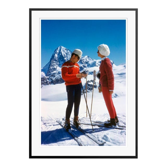 Toni Frissell 'Skiing the Haute Route' Archival Pigment Print Framed in Black For Sale