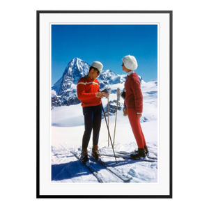 Toni Frissell 'Skiing the Haute Route' Archival Pigment Print Framed in Black