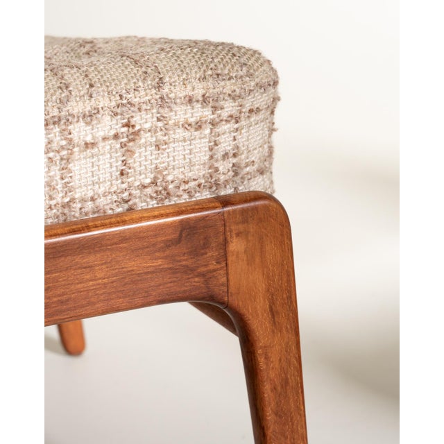 Set of Model 109 Lounge Chair and Ottoman by Ole Wanscher for France & Søn, 1950s For Sale - Image 9 of 12