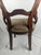 Antique Victorian Carved Wood Side Chair With Portrait Medallion & Figured Wood For Sale - Image 10 of 17