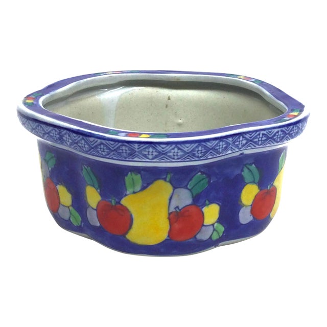 Vintage Ceramic Fruit Bowl or Planter For Sale