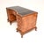 Antique Burr Walnut Pedestal Desk with Leather Top, 1900 For Sale - Image 3 of 11
