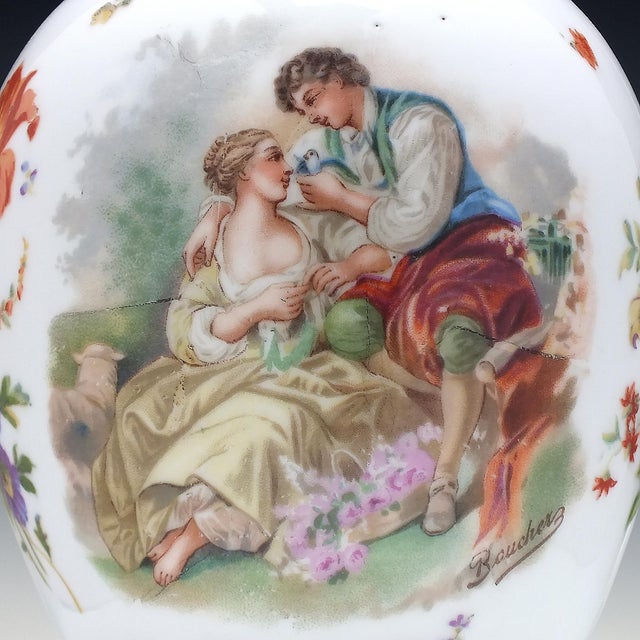 Antique Porcelain Vase by C.G. Schierholz & Sohn, 1890s For Sale - Image 5 of 11