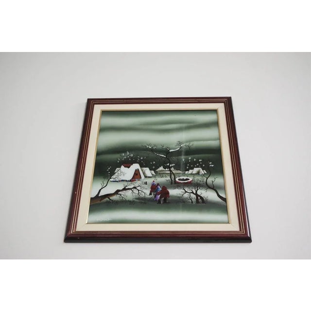 Oil on Canvas Paintings by Mugosa Naif, 1991, Set of 3 For Sale - Image 18 of 18