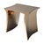 "Alphacute" Side Table With Bronze, Handmade For Sale In Los Angeles - Image 6 of 6