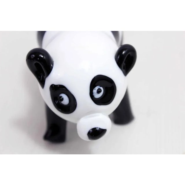 Black Murano Glass Panda, 1970s For Sale - Image 8 of 10