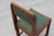 Belgian Modernist Art Deco Oak Side Chair with Green Upholstery, 1920s For Sale - Image 9 of 13
