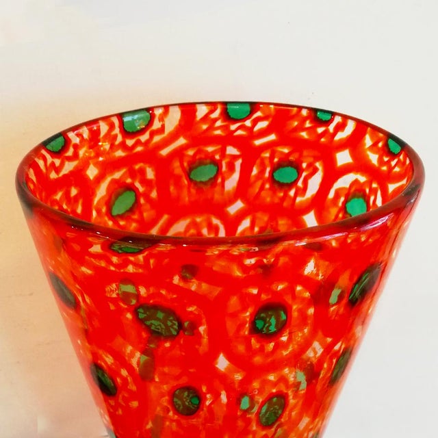 Transparent Glass Vase by 17 Patterns for Ercole Barovier, 1960s For Sale - Image 7 of 12