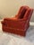 Wine Southwood Arm Chair and Ottoman For Sale - Image 8 of 13