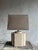 Architectural Table Lamps in Travertine and Brass in the style Maison Jansen, 1970s, Set of 2 For Sale - Image 14 of 16