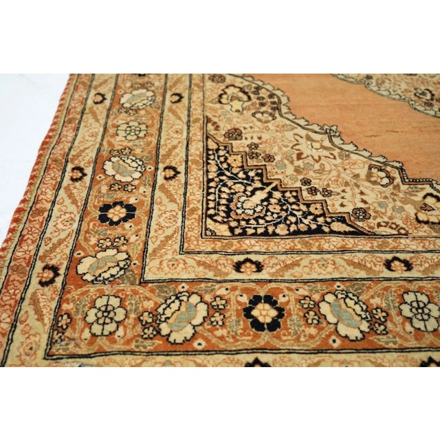 Late 18th Century Antique Tabriz Rug 4'5'' x 6'0'' For Sale - Image 4 of 7