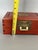 Chinese Asian Wooden Jewelry Box Brass Red Lined Trinket Chest W/Key + Lock Vintage For Sale - Image 15 of 18