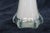 Eiffel Tower Vase White Glass With Slim Tapered Neck and Clear Footed Base 4828b For Sale In Miami - Image 6 of 18
