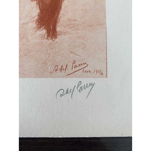 Mid 20th Century Abel Pann, Abel Pann Israeli Bezalel School Lithograph Judaica Biblical Print Jewish Art For Sale - Image 5 of 7