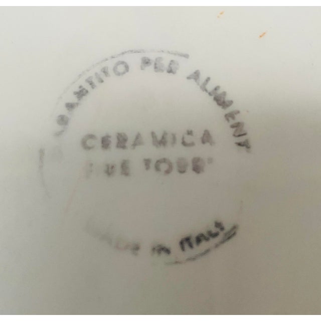 Round Italian Earthenware Dish For Sale - Image 3 of 11