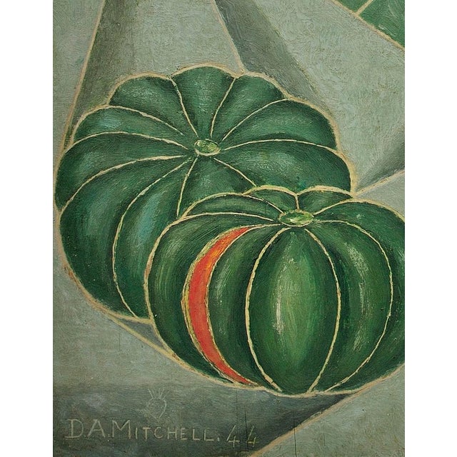 Green Denis Mitchell, Still Life, Oil Painting, 1944, Framed For Sale - Image 8 of 18