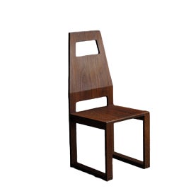 Modernist Side Chair, 1960s For Sale
