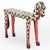 This primitive, folk art style wooden horse would be a cheerful side table for drinks and books. A touch of whimsy for...