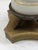 1960s Vintage Painted Satin Glass Table Lamp With Gilded Floral Accents For Sale - Image 5 of 9