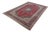 Kashan Hand-Knotted Oriental Rug in Classic Red with Medallion For Sale