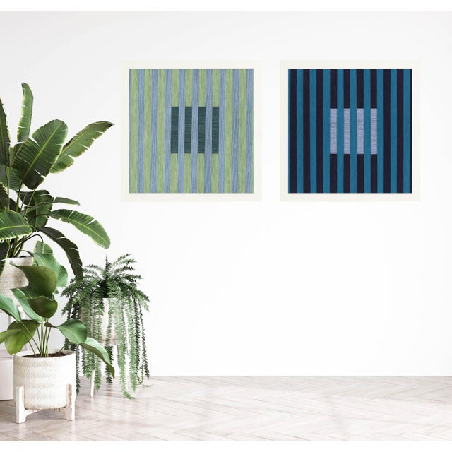 Not Yet Made - Made To Order Illusive Square No07, Fine Art Print by Amanda McLaurin, Framed For Sale - Image 5 of 5