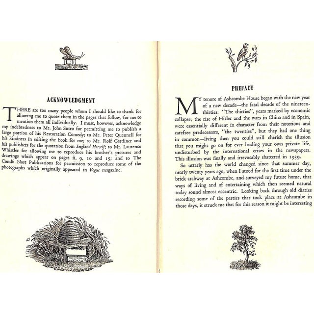 "Ashcombe the Story of a Fifteen Year Lease" 1949 Beaton, Cecil (Inscribed) For Sale - Image 11 of 18