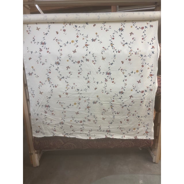 American Vintage Floral Fabric For Sale - Image 3 of 5