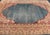 Textile Antique 19th Century Indian Agra Rug in Solid Blue Background For Sale - Image 7 of 14