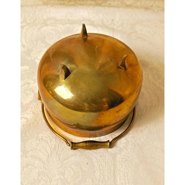 Metal Brass Smudge Pot Cauldron and Pumice Stone Wand Torch Fireplace Accessories Wood Burning Stove Woodstove Tools Hearth Fire Place Starter Decor For Sale - Image 7 of 10