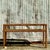 Vintage Coastal Woven Rattan Console Table For Sale In West Palm - Image 6 of 9