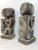 Oceanic Carved Wood Figures - Set of 2 For Sale In New York - Image 6 of 9