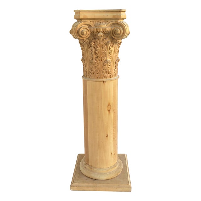 Column Pedestal Stand, Greco-Roman Style, Late-20th Century For Sale